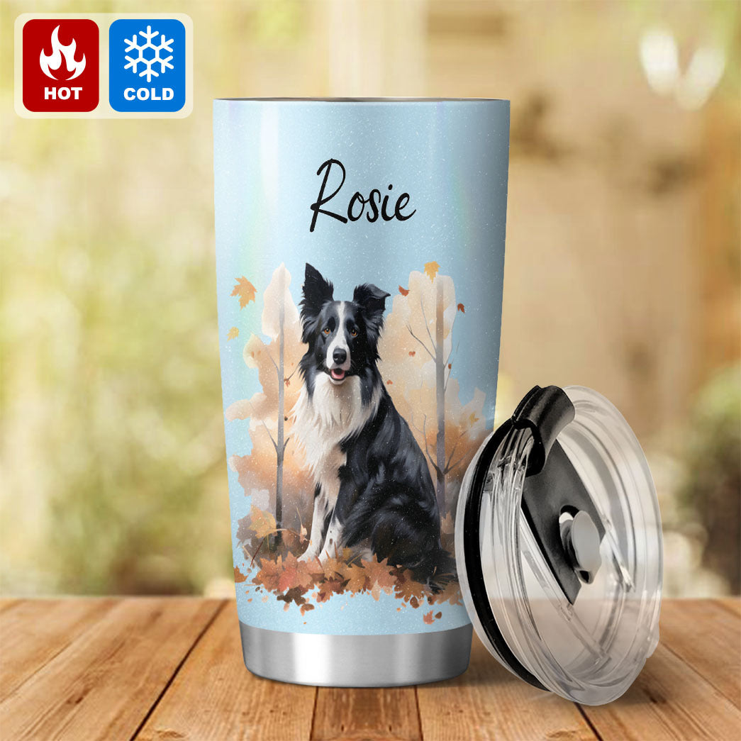 Personalized Pet Autumn Christmas Tumbler