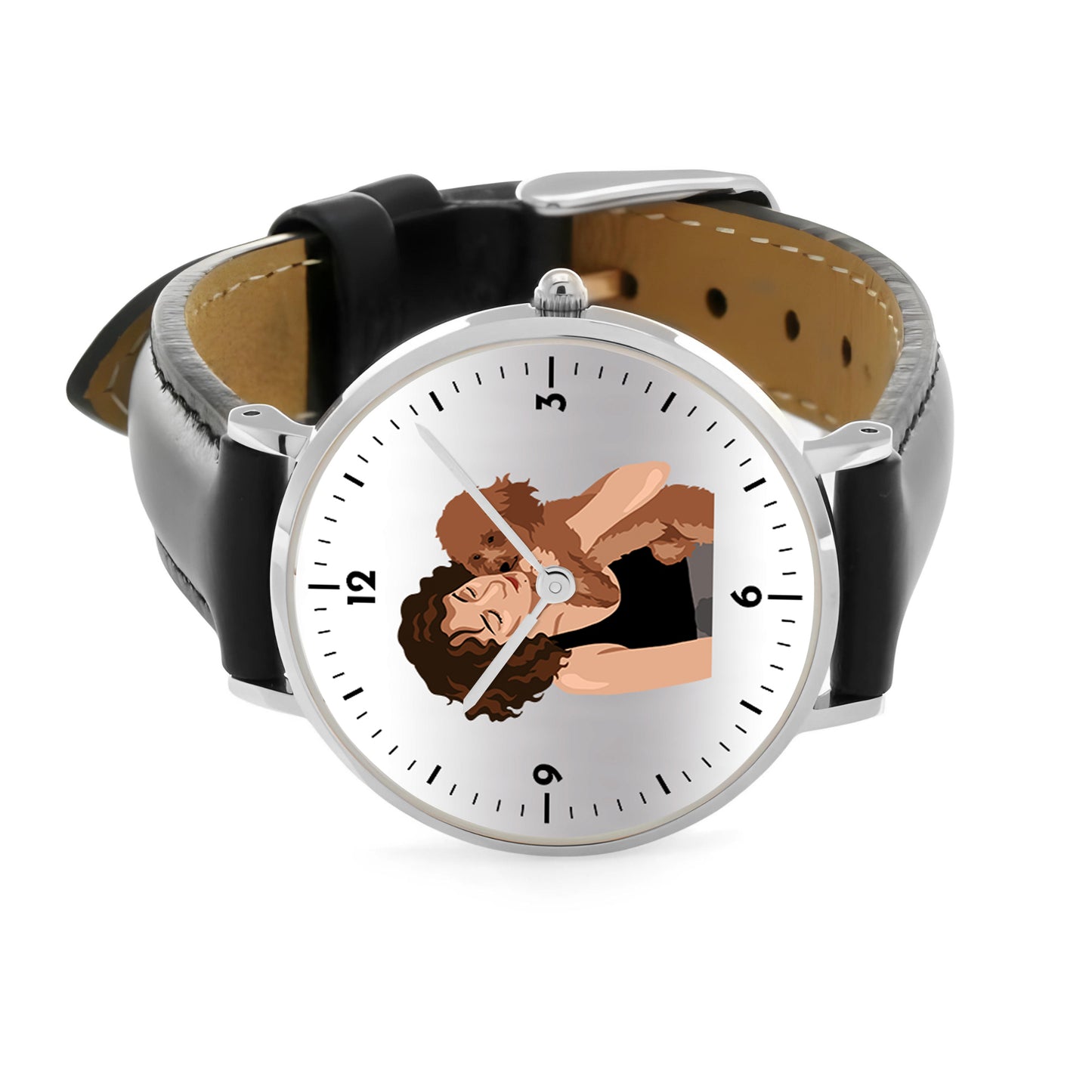 Mother's Day Gift For Mom Personalized Photos With Pet Quartz Watch