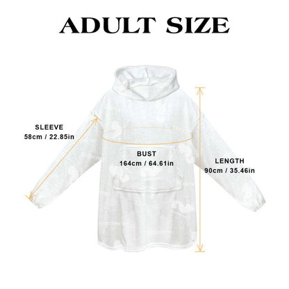 Just A Girl Who Loves Highland Cow Cute Personalized Custom Name Blanket Hoodie