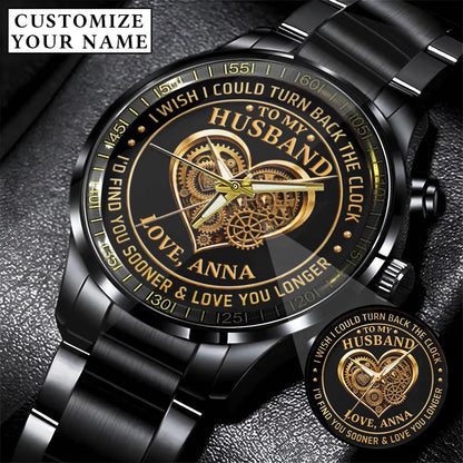 Personalized Anniversity Husband Love Watch