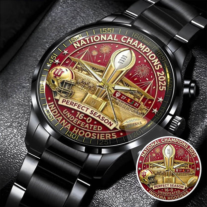 Personalized Indiana Hoosiers Football Watch