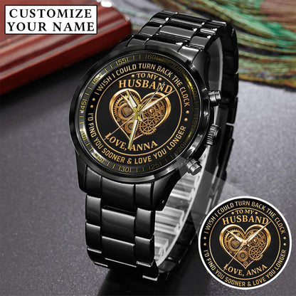Personalized Anniversity Husband Love Watch