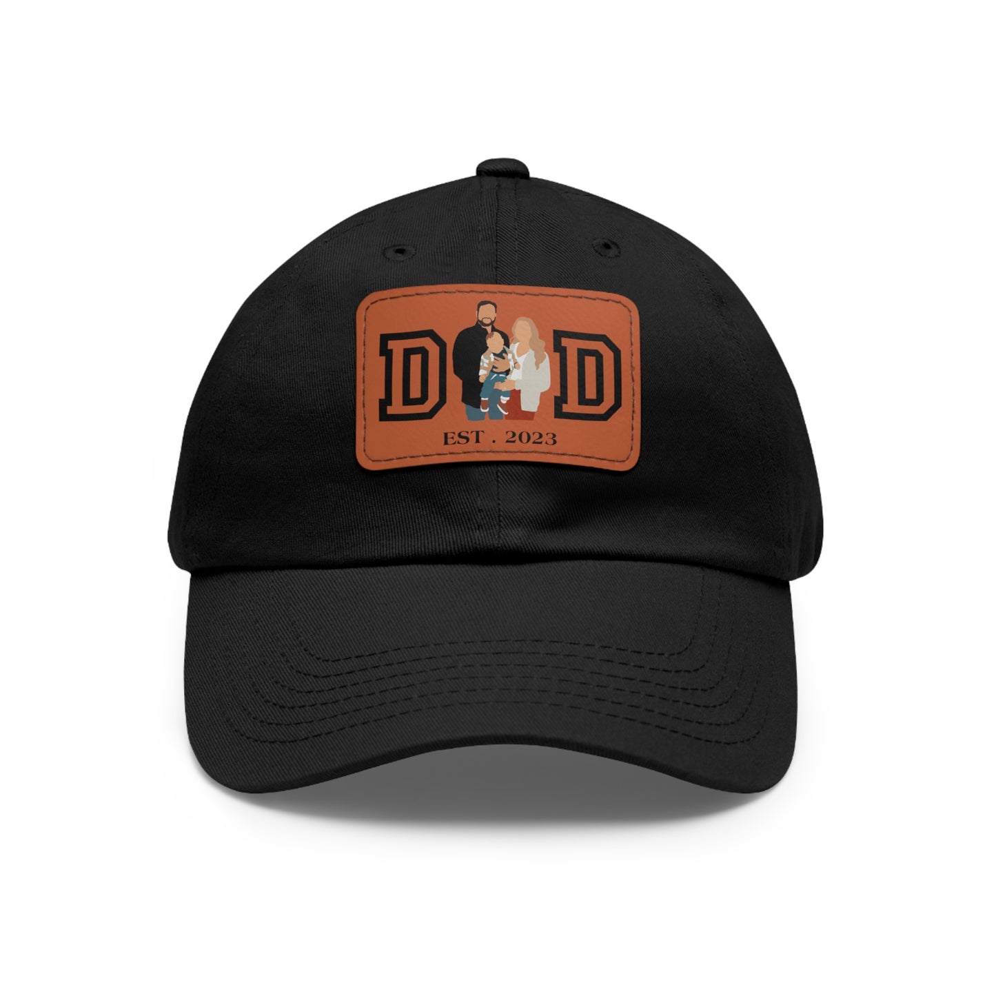 Custom DAD EST Hat with Leather Patch