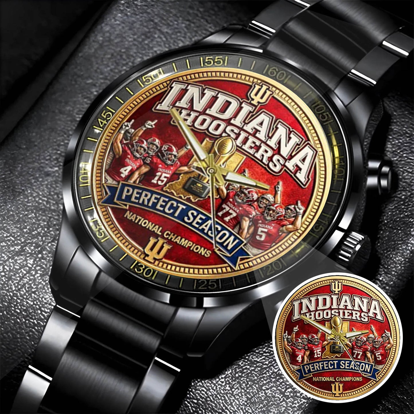 Personalized Indiana Hoosiers Football Watch