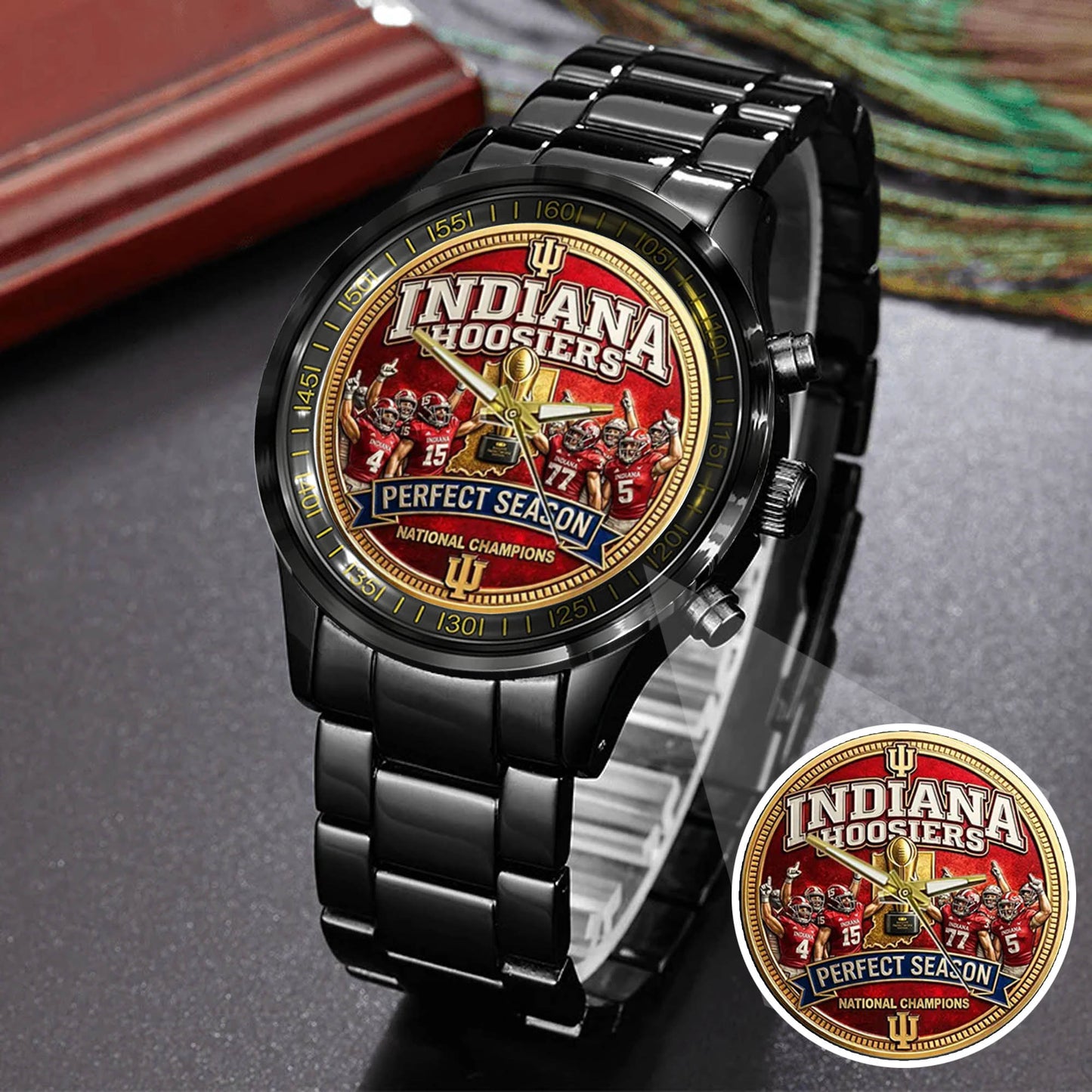 Personalized Indiana Hoosiers Football Watch