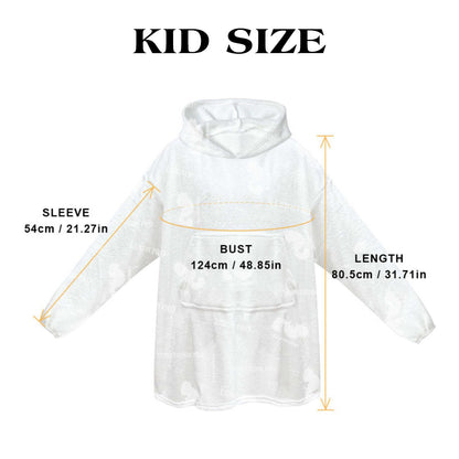 Just A Girl Who Loves Highland Cow Cute Personalized Custom Name Blanket Hoodie