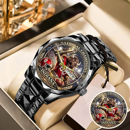 Personalized Indiana Hoosiers Football Watch