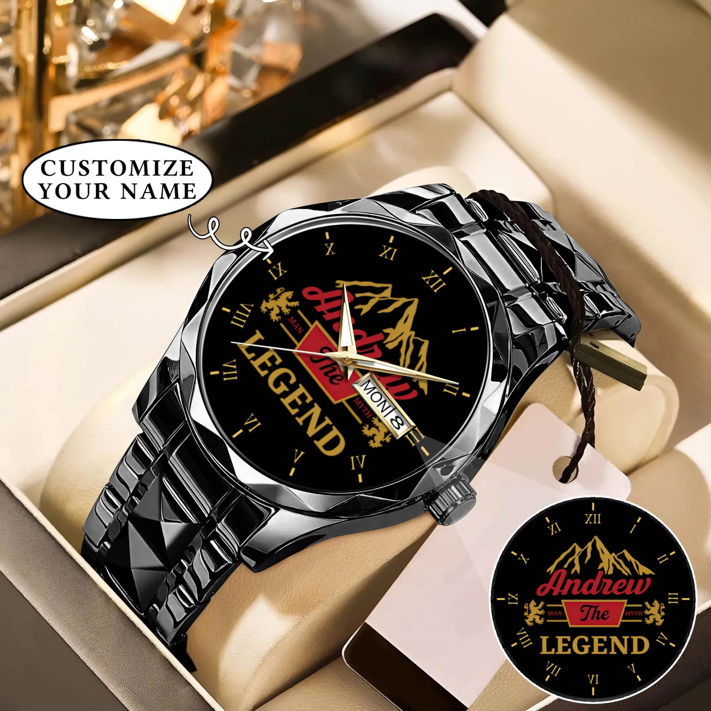 Personalized Father's Day The Legend Watch