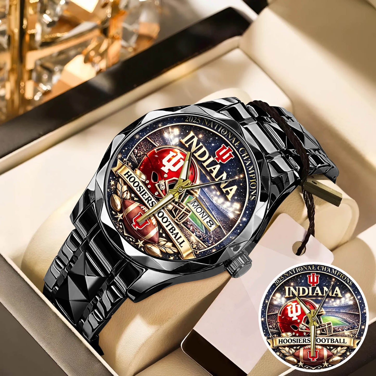 Personalized Indiana Hoosiers Football Watch