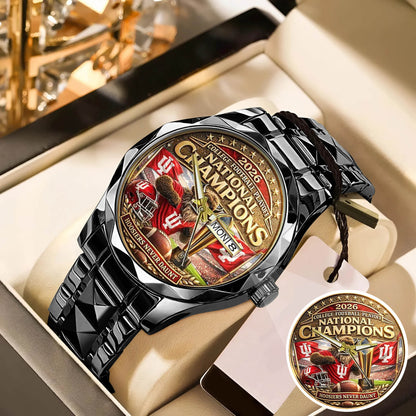 Personalized Indiana Hoosiers Football Watch