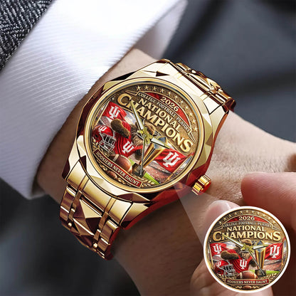 Personalized Indiana Hoosiers Football Watch