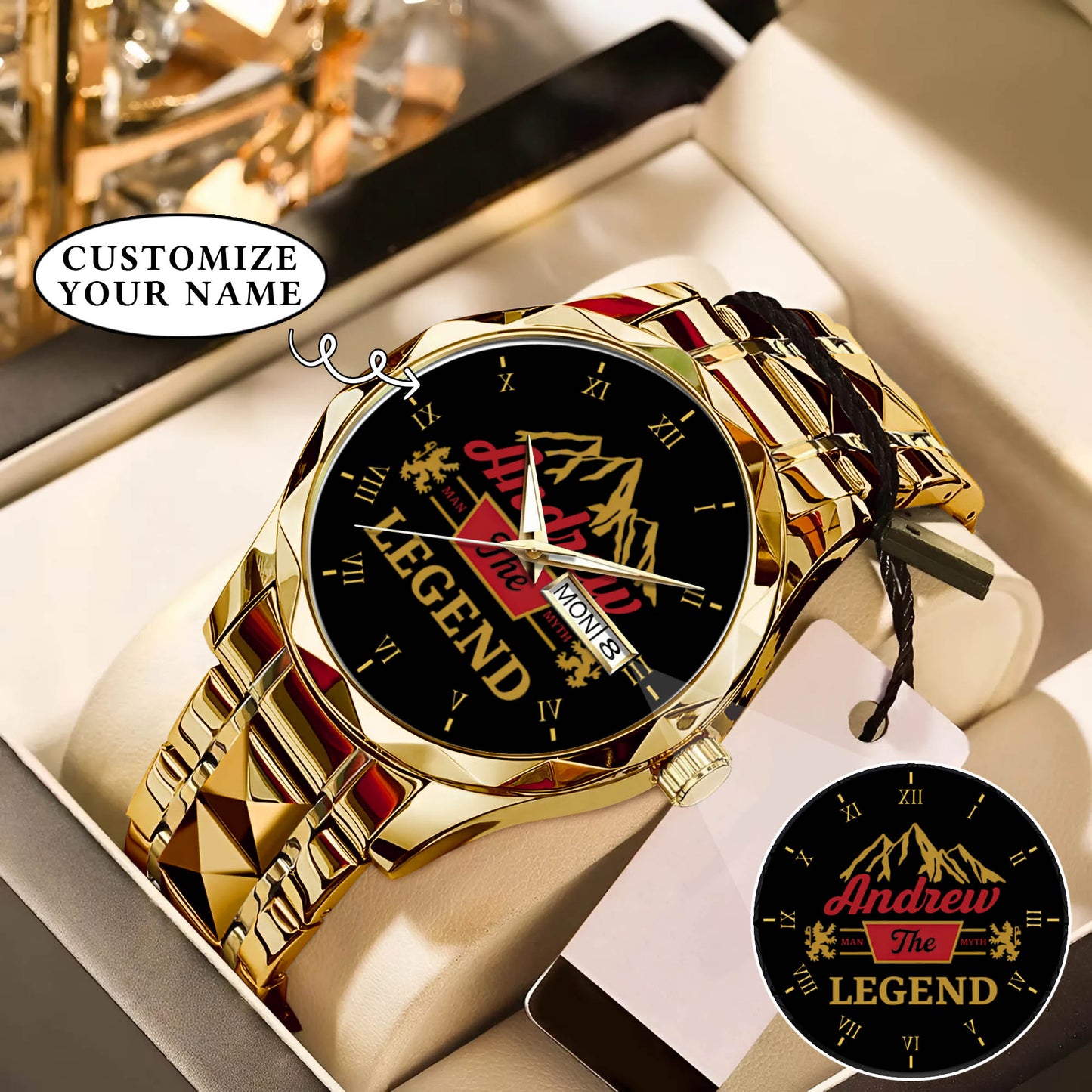 Personalized Father's Day The Legend Watch
