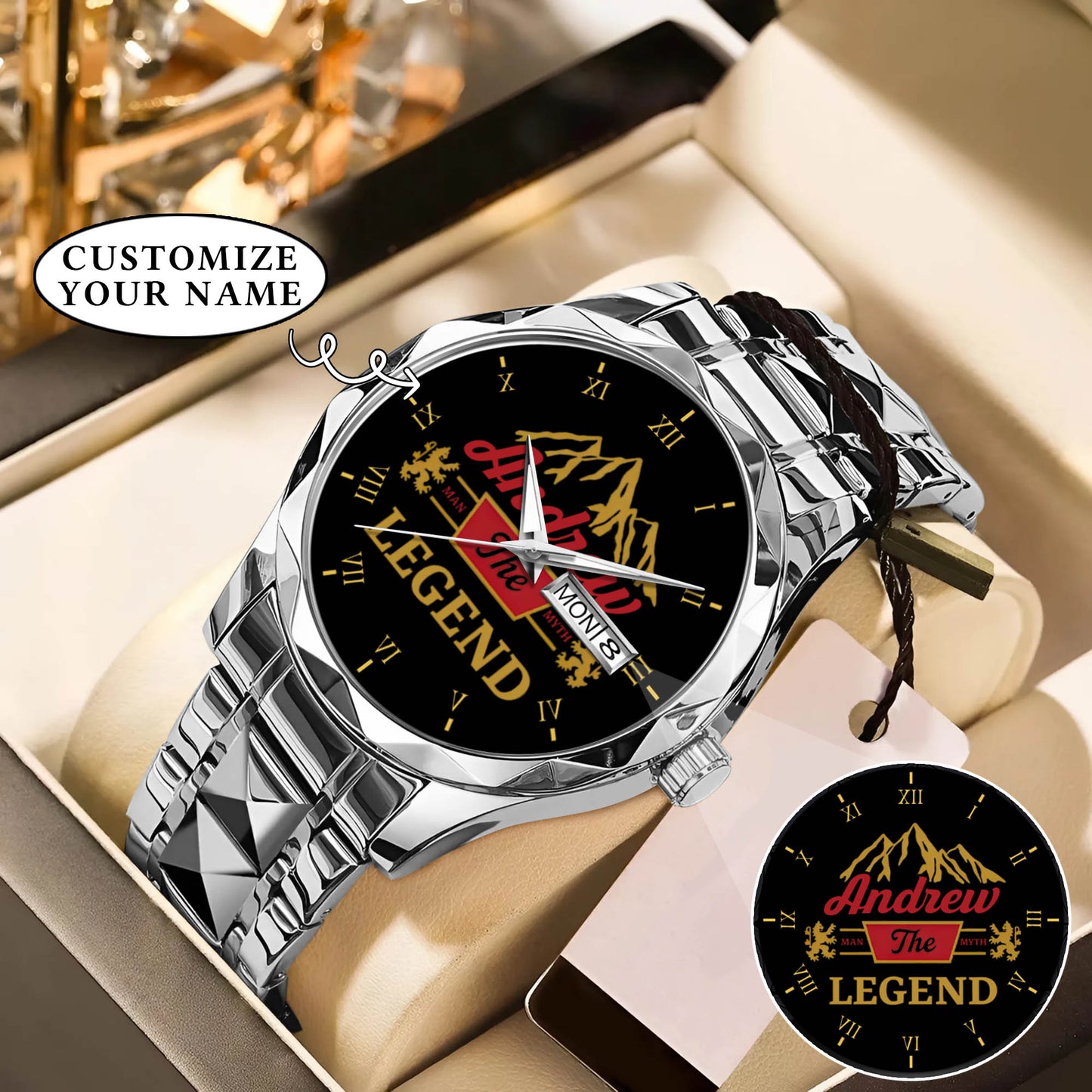Personalized Father's Day The Legend Watch