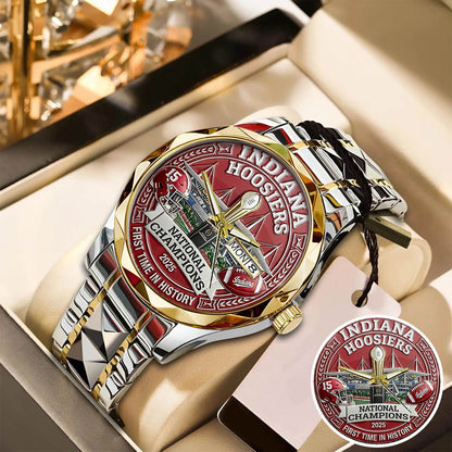 Personalized Indiana Hoosiers Football Watch