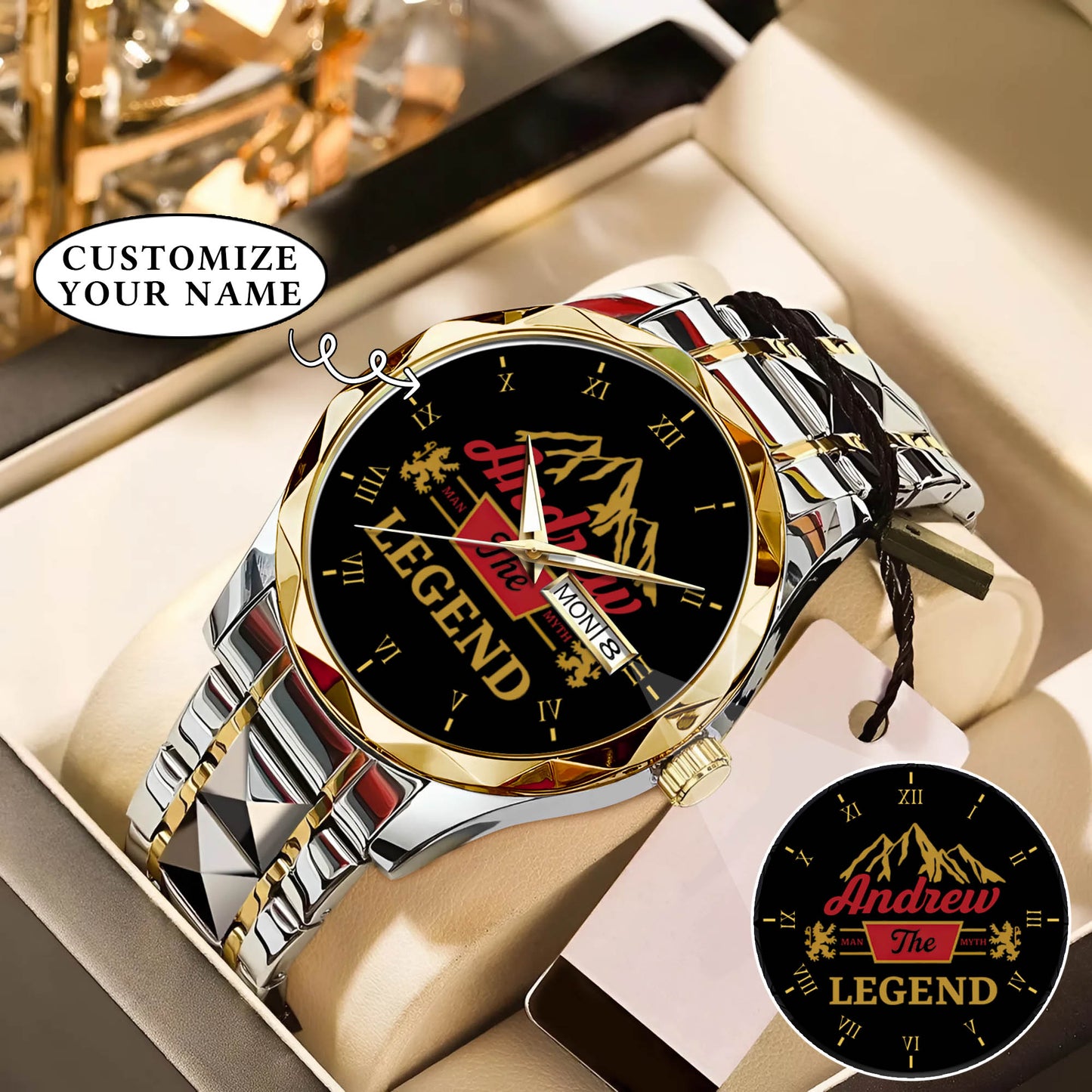 Personalized Father's Day The Legend Watch