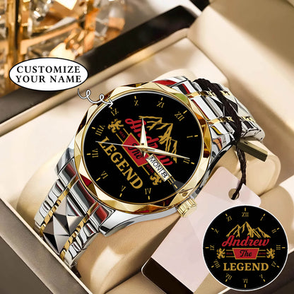 Personalized Father's Day The Legend Watch