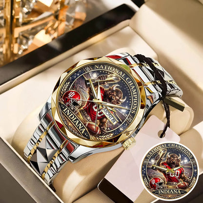 Personalized Indiana Hoosiers Football Watch