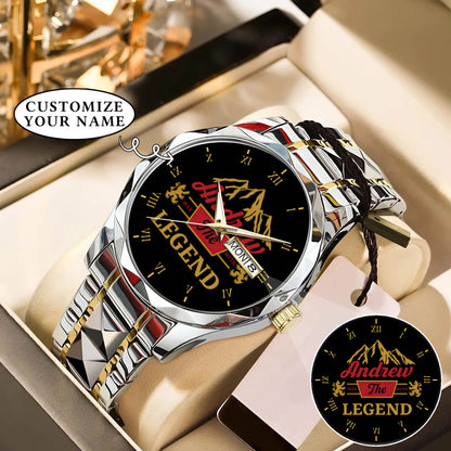 Personalized Father's Day The Legend Watch