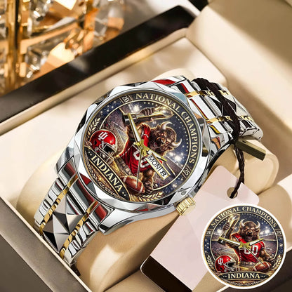 Personalized Indiana Hoosiers Football Watch