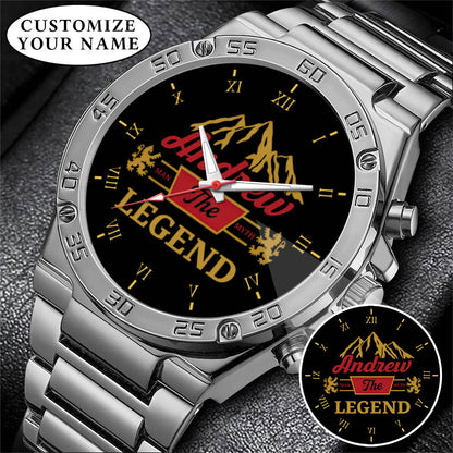 Personalized Father's Day The Legend Watch