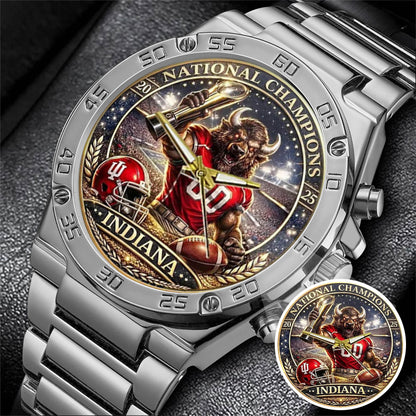 Personalized Indiana Hoosiers Football Watch