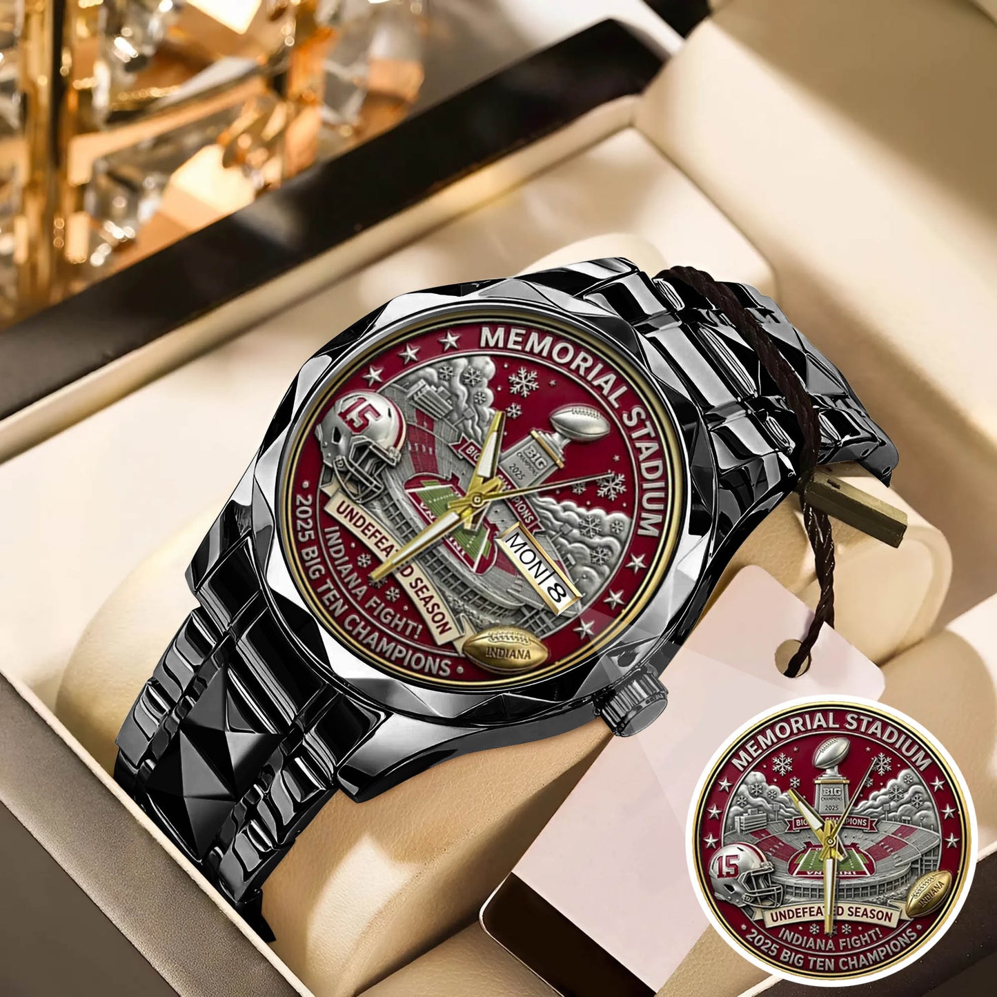 Personalized Indiana Hoosiers Football Watch