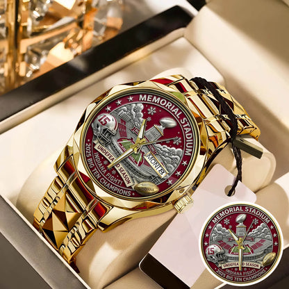 Personalized Indiana Hoosiers Football Watch