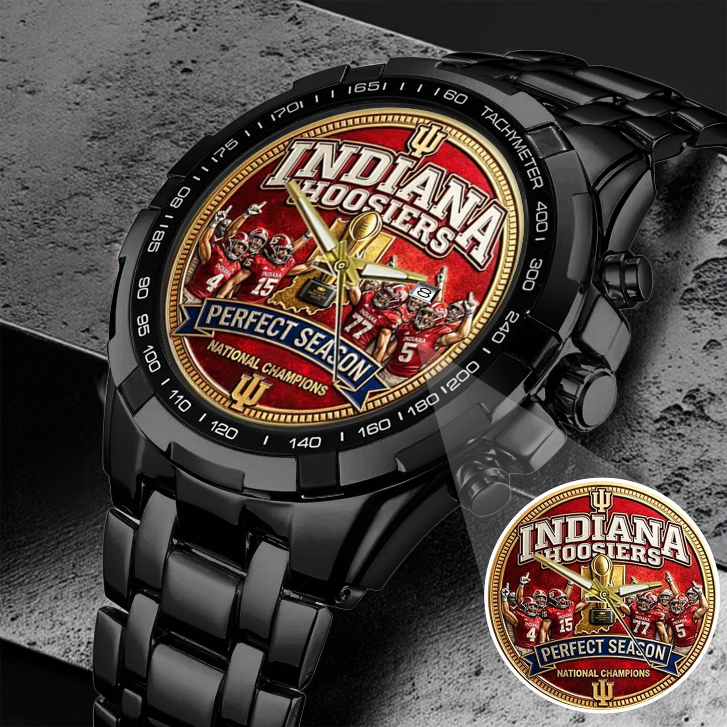 Personalized Indiana Hoosiers Football Watch