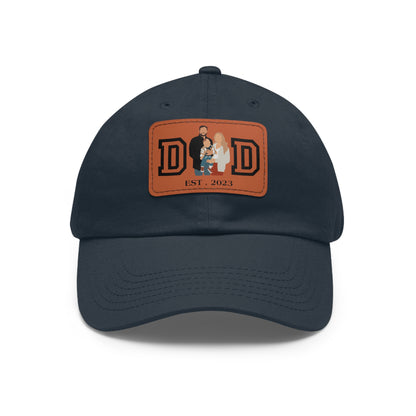 Custom DAD EST Hat with Leather Patch