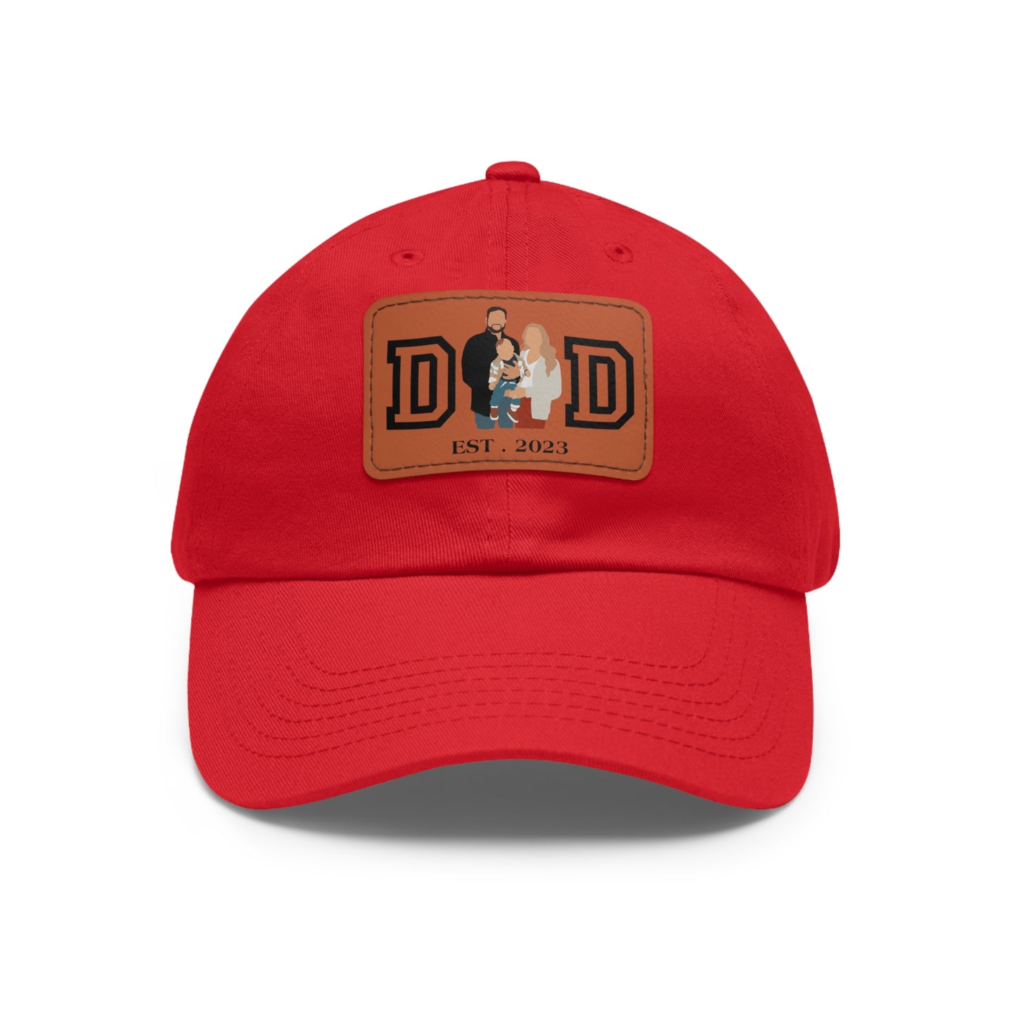 Custom DAD EST Hat with Leather Patch