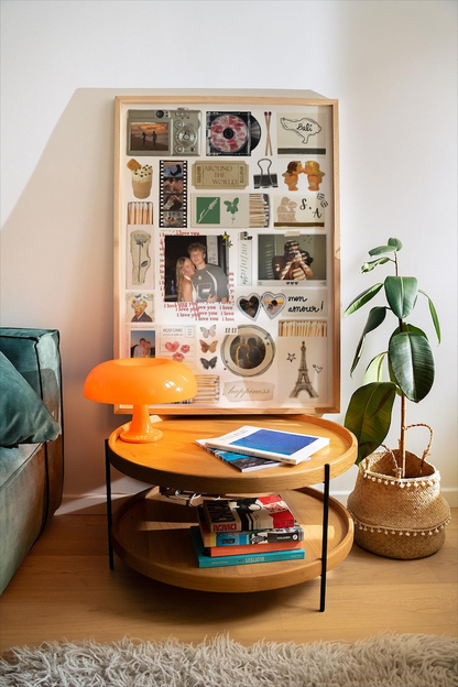 Couple Love Story Matchbook Collage Dopamine Decor - Personalized Blanket - Heartfelt Valentine, Anniversary Gift For Him, For Her