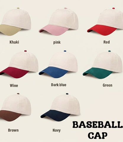 Embroidered Custom Two Tone Dad Hat, Retro Dad Cap, Personalized Dad Est 2026 Cap, New Dad Hat