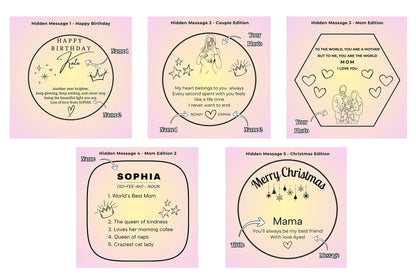 Personalized Hidden Message Scented Candle with NFC – 7.4oz (Hexagonal Candle)