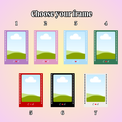 BUY 1 GET 1 FREE - Custom Photo Strip Keychain