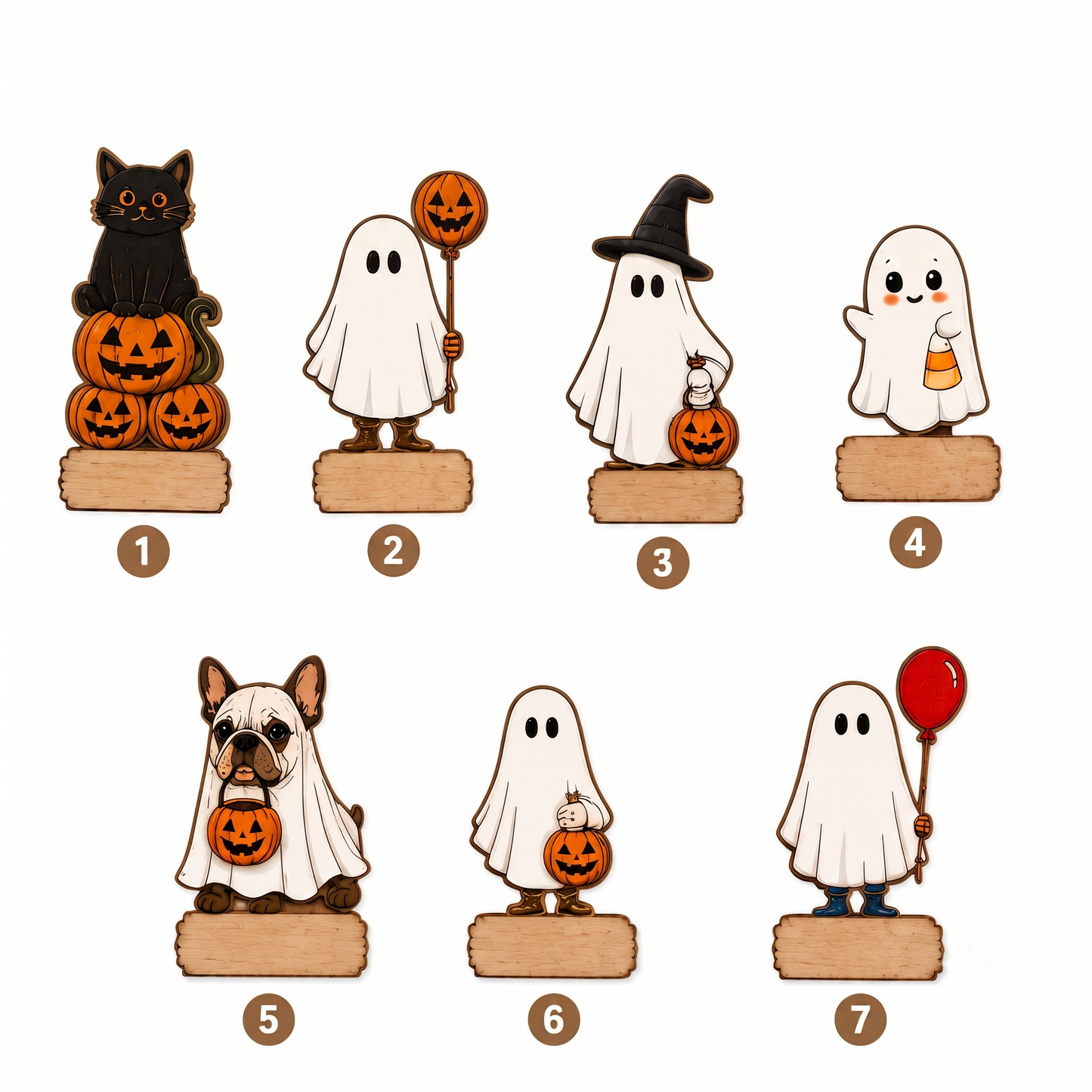 Embroidered Halloween Family Members Spooky Season Sweatshirt