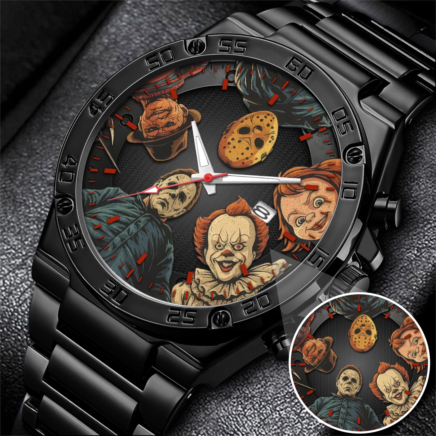 Halloween Horror Personalized Quartz Watch