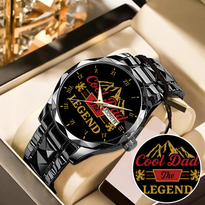 Father's Day Gift For Dad Cool Dad The Man The Myth The Legend Limited Edition Watch