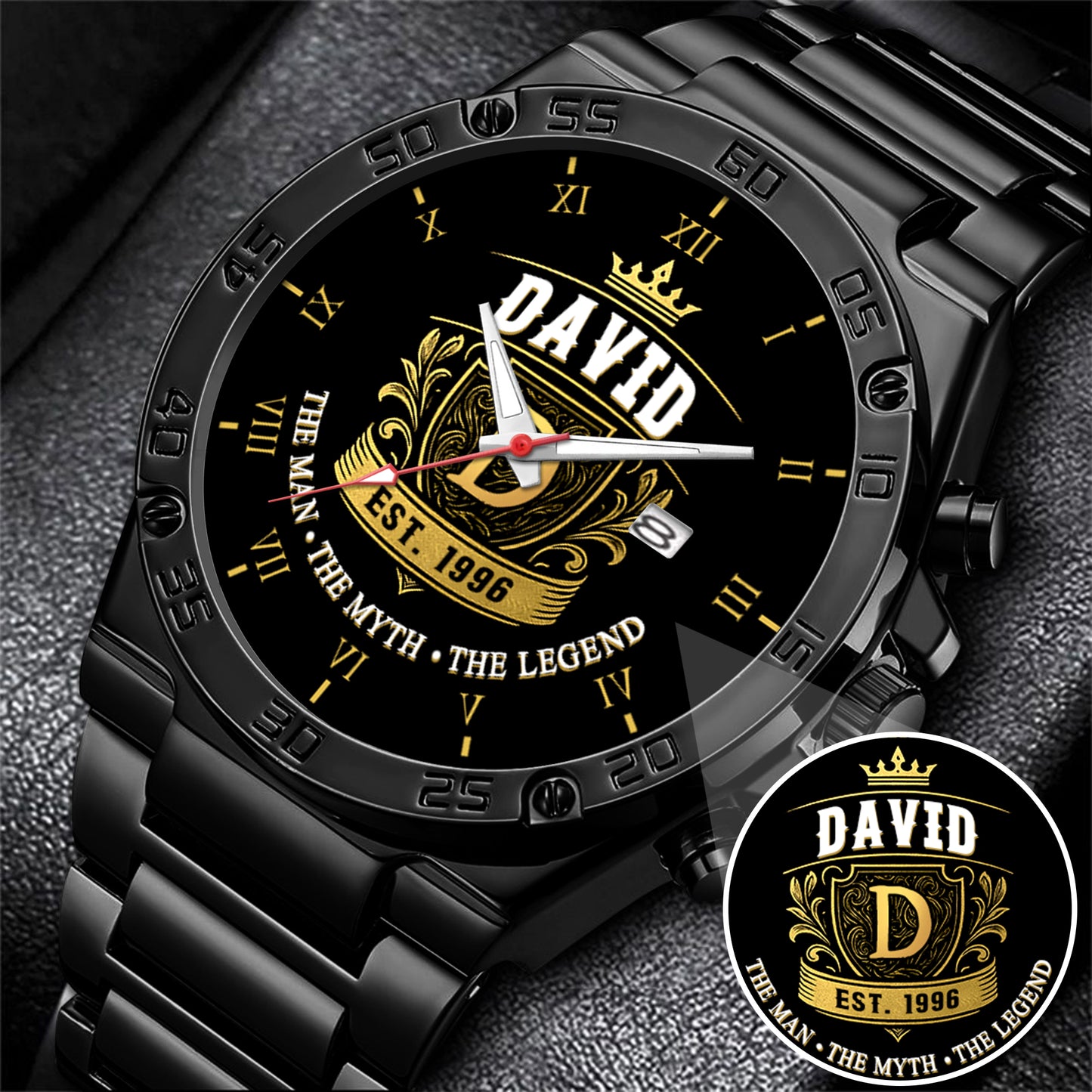 Father's Day Gift For Dad The Man The Myth The Legend Limited Edition Watch