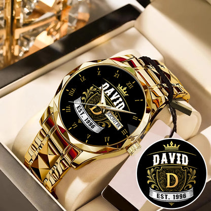 Father's Day Gift For Dad Custom Name Limited Edition Watch