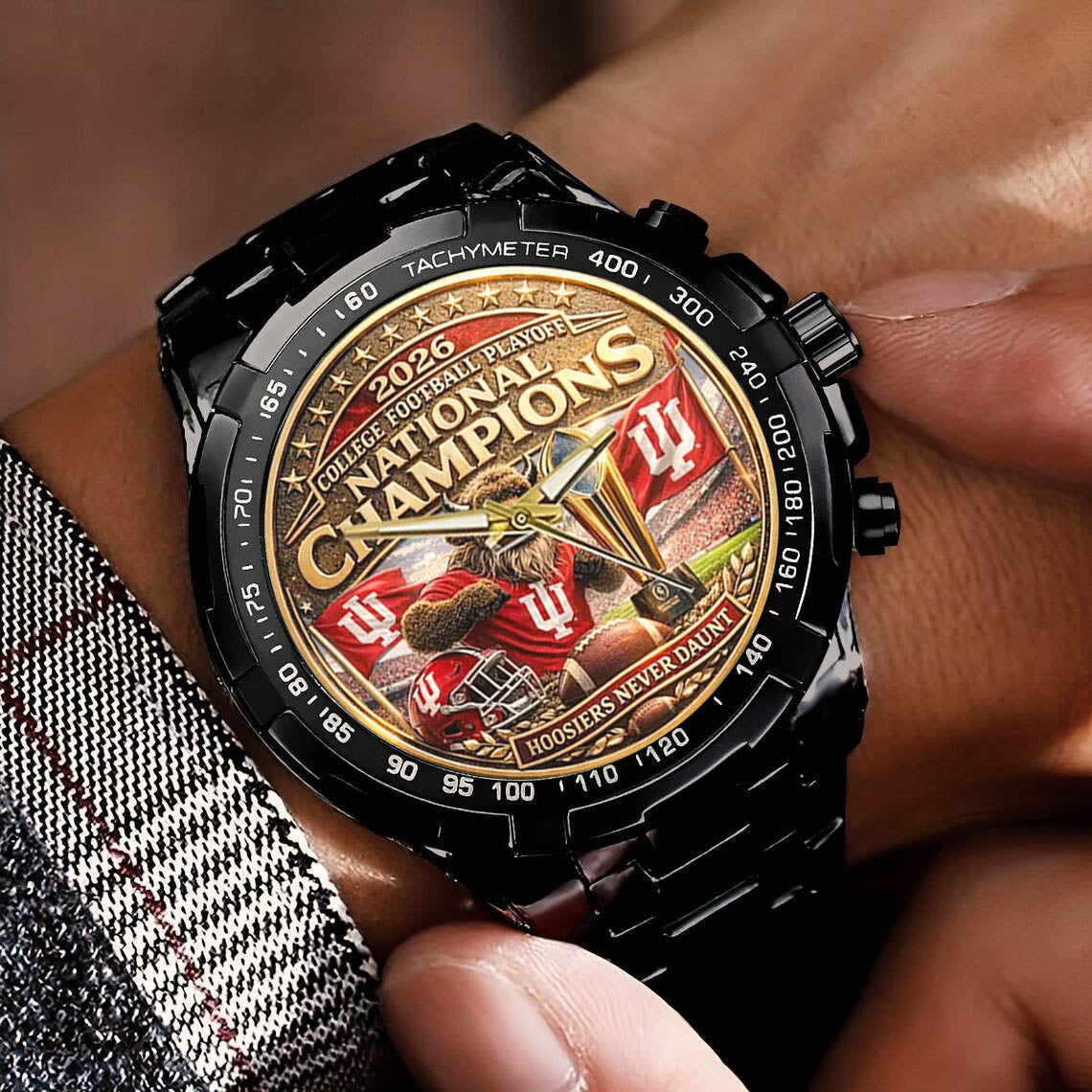Personalized Indiana Hoosiers Football Watch