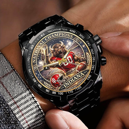 Personalized Indiana Hoosiers Football Watch