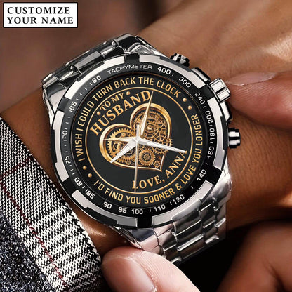 Personalized Anniversity Husband Love Watch