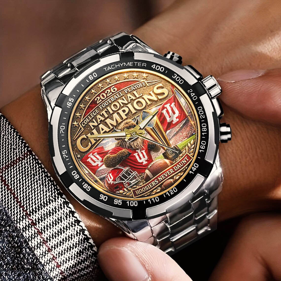 Personalized Indiana Hoosiers Football Watch