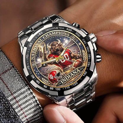 Personalized Indiana Hoosiers Football Watch