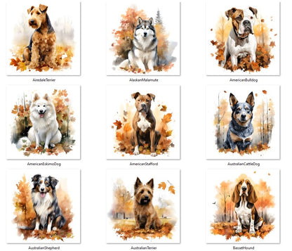 Personalized Pet Autumn Christmas Quilt