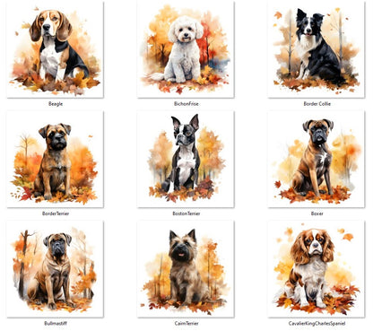 Personalized Pet Autumn Christmas Woven Blanket