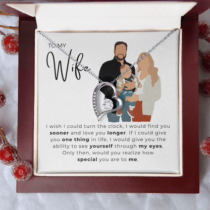 To My Wife  Forever Love Necklace