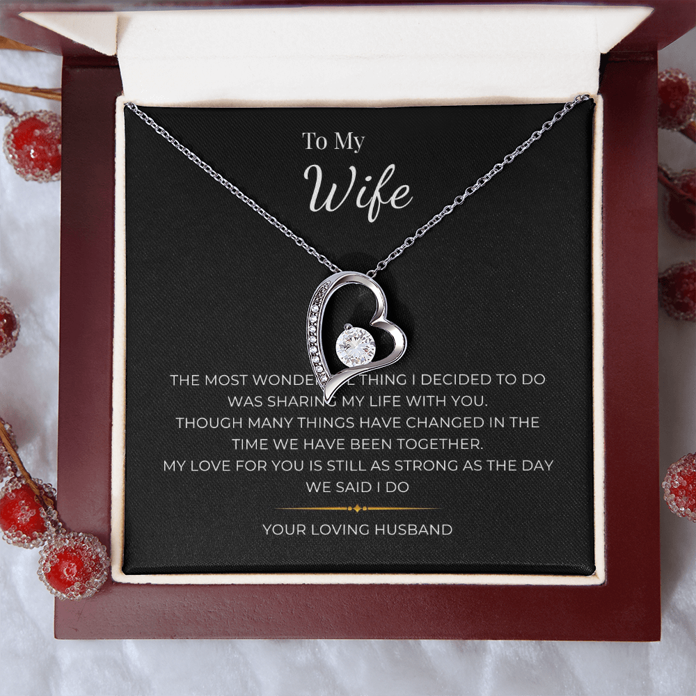 To My Wife  Forever Love Necklace