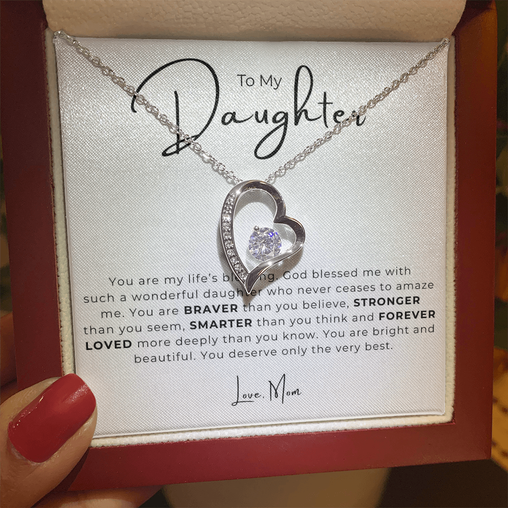 To My Daughter  Forever Love Necklace