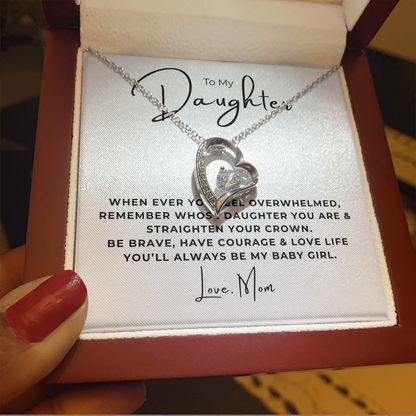 To My Daughter  Forever Love Necklace